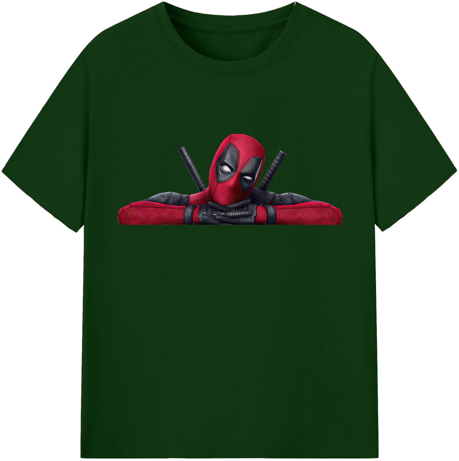 （画像用） Deadpool デッドプール 綿100％半袖Tシャツ（フロントプリント）